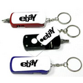 Screwdriver Tool Set with LED Flashlight and Key Chain